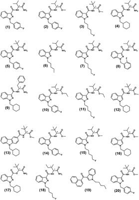 Enantiospecific Synthesis, Chiral Separation, and Biological Activity of Four Indazole-3-Carboxamide-Type Synthetic Cannabinoid Receptor Agonists and Their Detection in Seized Drug Samples